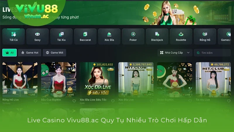 Live casino routerlogin.io quy tụ nhiều tựa game siêu cuốn