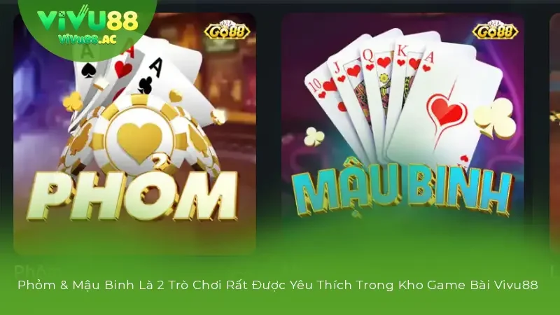 Game bài Tiến lên, Mậu Binh, Phỏm hút khách hiện nay